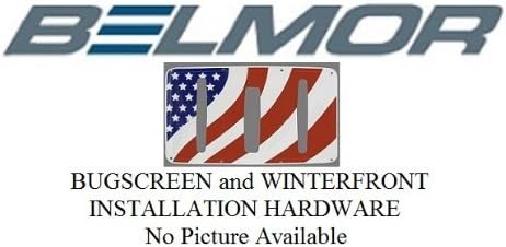 Belmor 75700-1 Stainless Bug Screen and Winterfront Hardware Kit for 1981-2018 Kenworth T800 and W900 Series