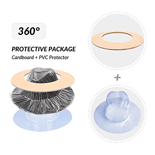 Image of jingsha Fedora Hats for Men & Women Wide Brim Fedora Felt Panama Hat Men's Dress Hats with Belt Buckle