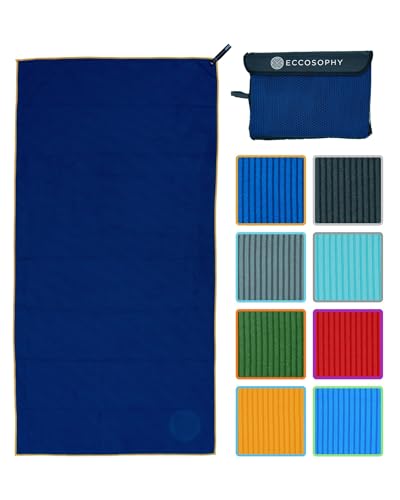ECCOSOPHY Microfiber Beach Towel – Quick Dry Gym Towel, Highly