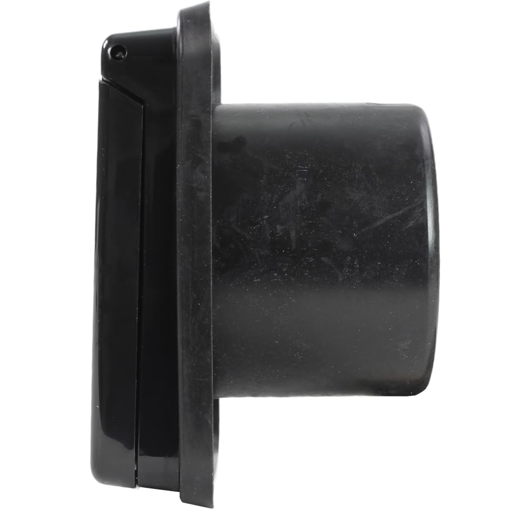 HABA Presa da esterno IP44 Schuko 220-240 V nero per roulotte camper caravan