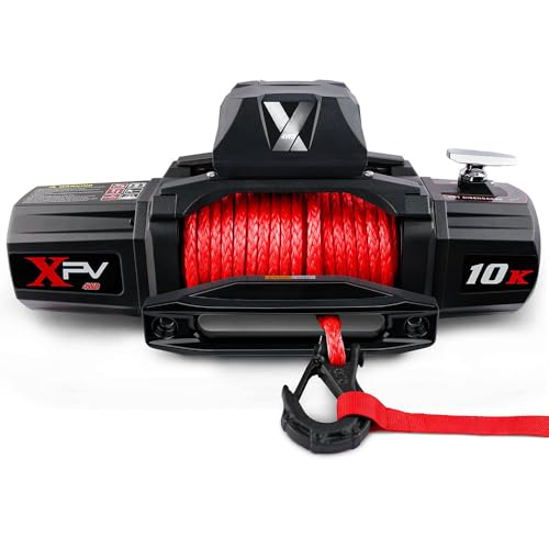 Winch eléctrico 10000 lb kit 12V DC con control remoto inalámbrico miniatura 1