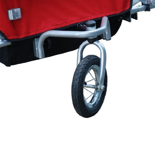 Kinderfahrradanhänger von HOMCOM mit 360° Drehfunktion und Jogger-Funktion