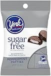 Sugar Free Mini York Peppermint Patties 3 Ounce Theater Size Pack 1 Bag