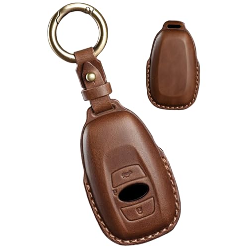 Coque de clé en cuir Subaru Forester Crosstrek étui protection télécommande 3 boutons