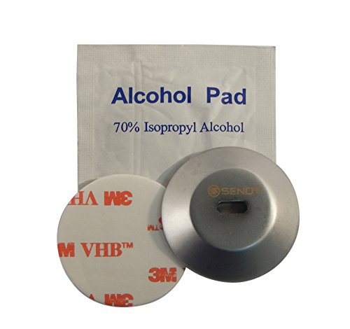 image for Sendt Circular Adhesive Plates 5 Pack for use with Tablets and Other D