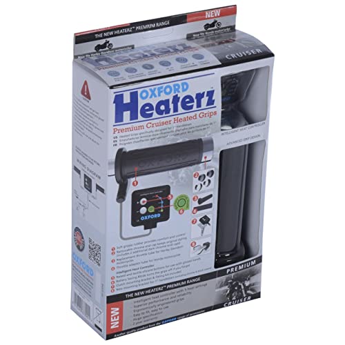 Oxford - Heaterz Premium - Cruiser Heated Grips (Temperature controlled Motorcycle Grips)