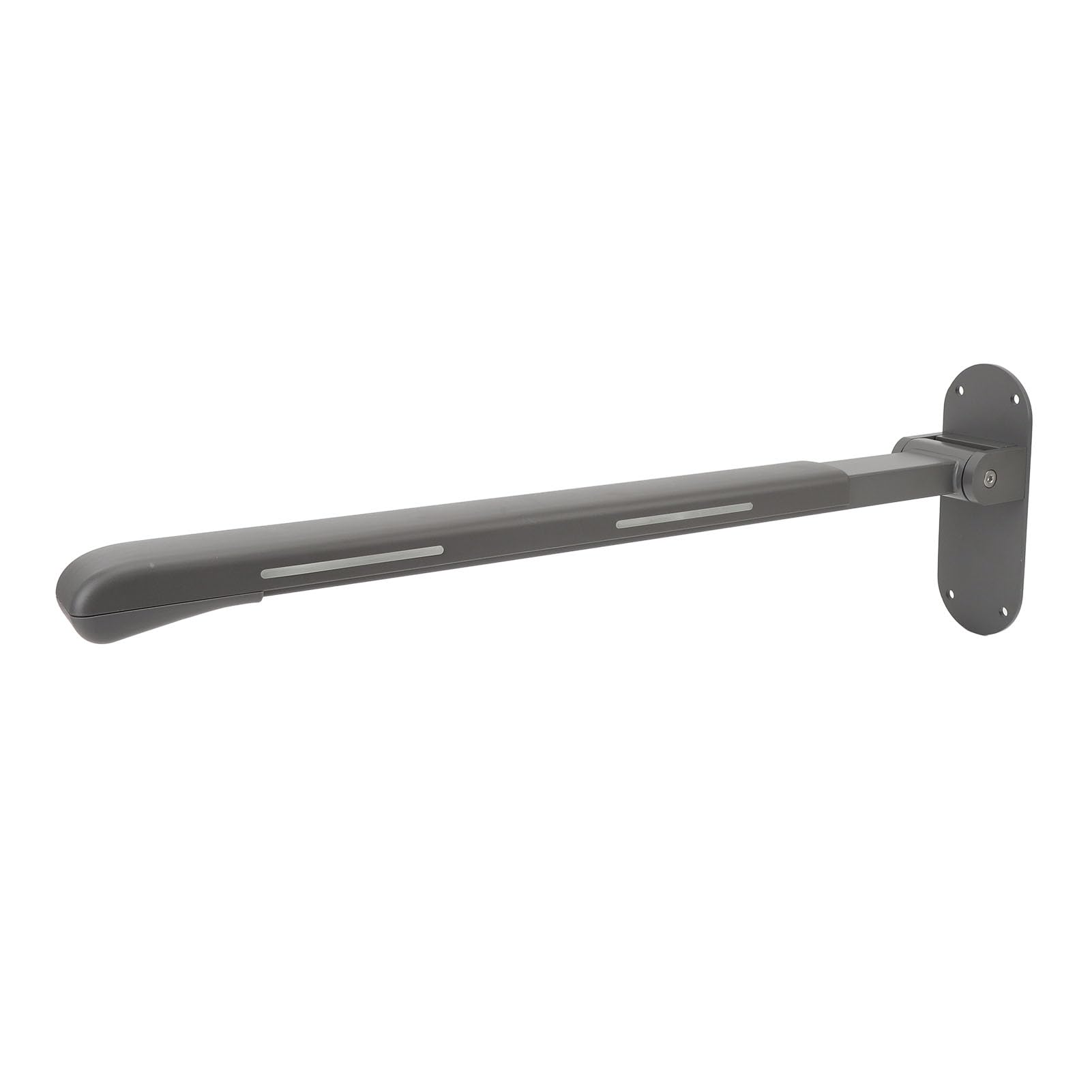 Generic Barra de Apoyo para Baño, Barra de Apoyo para Inodoro Plegable, Barra de Apoyo de Seguridad para Baño para Discapacitados de Acero Inoxidable para Personas Mayores con Diseño