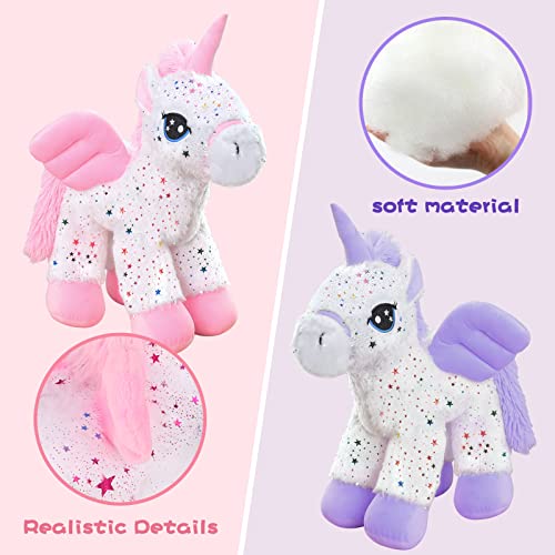 Zoopurrpets Unicorn Stuffed Animal Plush Toy, Cute Purple Soft Plush Unicorn, Gift For Kids Boys Girls (18 Inches) #TOP2