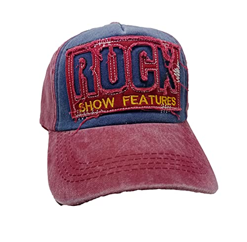 Image of Adjustable Soft Cotton Denim Cap for Men Women Baseball Vintage Washed Distressed Hats Adjustable Stylish Cap Regular Fitted