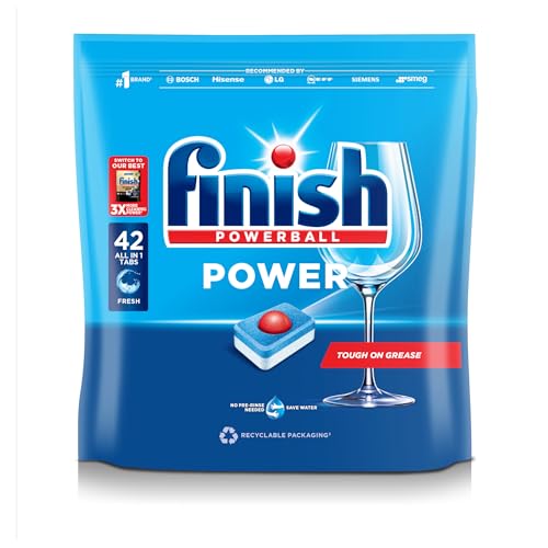 Finish Power Dishwashing Tablets Regular, Pack of 42