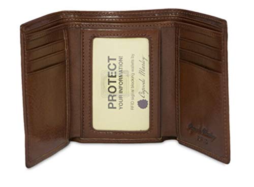 RFID Sienna ID Trifold Wallet Black