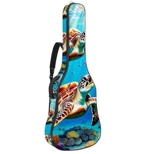 Sac pour guitare acoustique étanche multicolore avec couche de protection épaisse