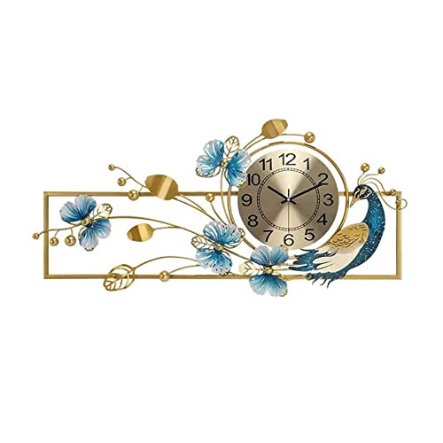 Horloge murale silencieuse grand format pour habiller un mur vide