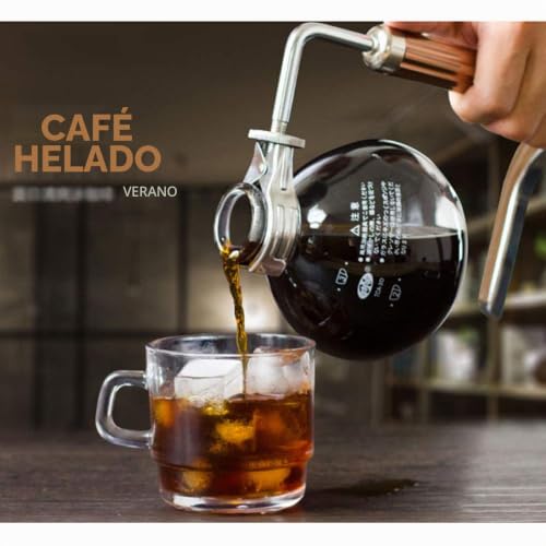 Miniatura 6 de Cafetera Sifón De Vidrio Al Vacío Estilo Japonés Para 1-3 Tazas