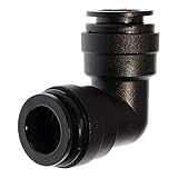  Winkelsteckverbinder WSK 15, Ø innen 15 mm 90 Grad Schwarz Kunststoff