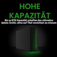 Seagate Game Drive Hub Xbox 8TB externe Festplatte, 3.5 Zoll, USB 3.0, Xbox,schwarz, inkl. 2 Jahre Rescue Service, Modellnr.: STKW8000400 – Ansicht 4