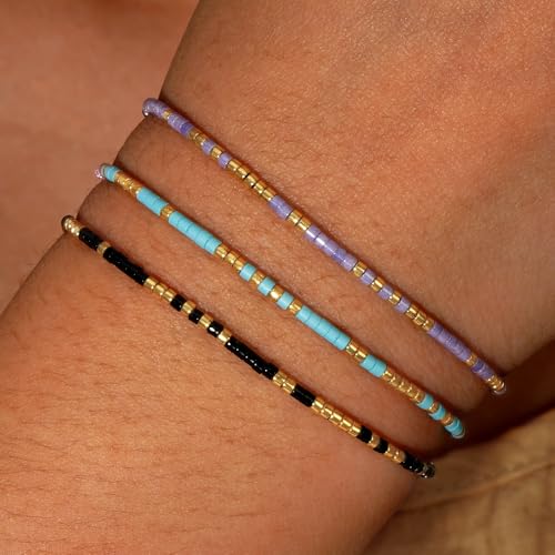 Bracelet code morse perles multicolores : scellez votre amitié exclusive