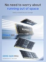 MINIS FORUM UM880 Plus Mini PC, AMD Ryzen 7 8845HS 8C/16T Prozessor bis zu 5.1 GHz, AMD Radeon 780M, 32GB DDR5(bis zu 96GB) / 1TB SSD, HDMI/DP/USB4/2,5G RJ45, OCulink, WiFi6E, BT5.2, USB 3.2 x 2 – Ansicht 4