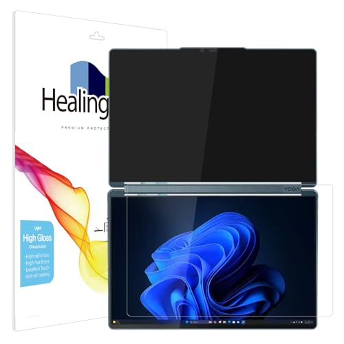 Healingshield �X�L���V�[���t���ی�t�B���� Screen Protector Light Oleophobic High Gloss Film Compatible with LENOVO Yoga Book 9i 14 Gen10