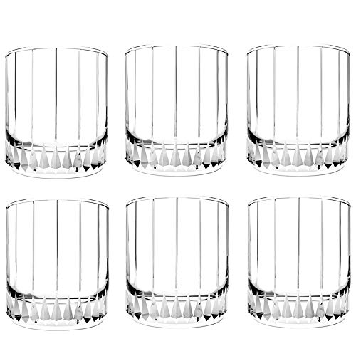 Pasabahce Leia Glass Tumbler from The Original Pasabahce from Turkey | Durable & Stylish Glassware for Water, Juice, Cold Drink Tumbler Set of 6 Pcs, 265 ml, Clear | Easy To Clean & Dishwasher Safe.