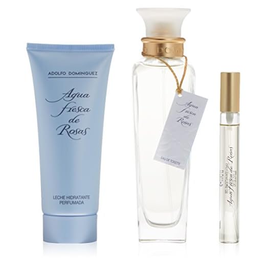 Adolfo Dominguez Agua Fresca Rosas Eau De Toilette 120Ml Vapo. + Bodymilk 100Ml + Eau De Perfume 10Ml Vapo.