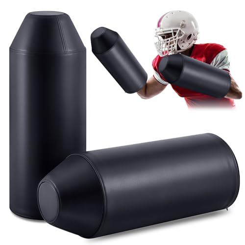 Tellegloww 2 Packs Football Arm Shield Blocking Pad Bullet Shaped