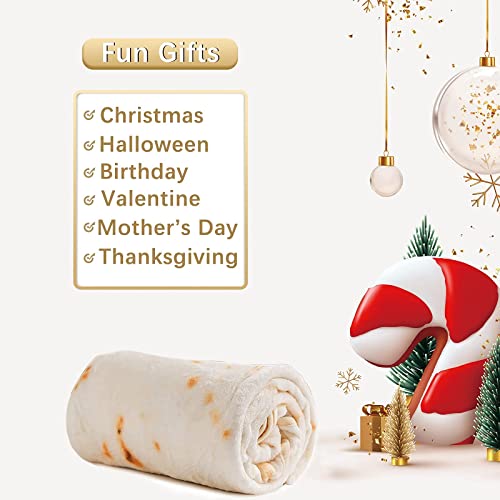 Tortilla Swaddle Blanket Throw Taco Blanket For Newborn Toddler Dog Cat,285 Gsm Soft Flannel Wearable Wrap Blanket Funny Gift For Baby Shower #TOP5