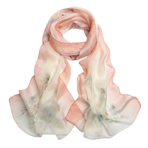 Foulard en soie femme WLLLO | Le cadeau idéal en pure soie de mûrier avec son châle long