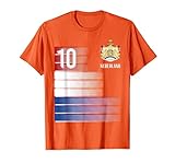 Netherlands Flag 10 Dutch Orange Soccer Men Women Kids Boys T-Shirt