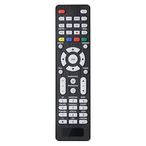 Mando a Distancia Universal para Samsung, LG, Sony, Panasonic, Toshiba, Philips, Hitachi, JVC, Hisense Smart TV con Retroiluminación