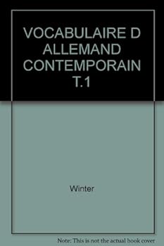 Paperback Vocabulaire allemand contemporain Book