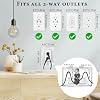 Infant Safety Outlet Lock Box, wall Outlet Lock Box, Lock Box for Electrical outlets with outlets, Easy to Install, Accommodates Most Plugs and adapters 4.95 X 3.35 X 2.56 or Smaller