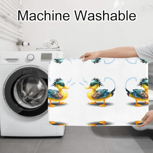 Tapis de salle de bain rectangulaire anti-glisse pour sol humide - 8