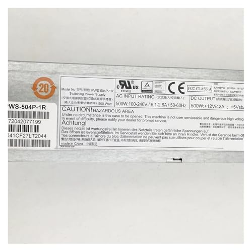 Module d'alimentation pour serveur de commutation 500W PWS-504P-1R - 4
