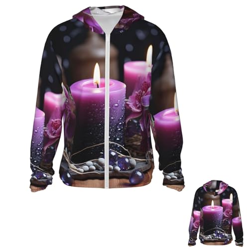 Chaqueta protectora solar unisex de manga larga con capucha miniatura 1