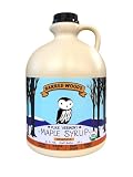 Pure Vermont Organic Maple Syrup Grade A Dark Robust (Former Grade B) - 1/2 Gallon 64 Oz - Barred Woods Maple