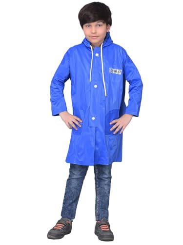 Image of Dollar Rainguard Kid's PVC Full Sleeve Solid Raincoat with Adjustable Hood and Pocket