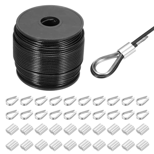 Cable de acero inoxidable 304 con revestimiento de vinilo de alta densidad