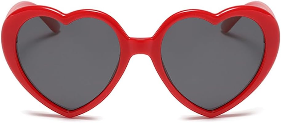 Girls Heart Sunglasses UV 400 Protection Kids Polarized Sunglasses 3-10 Years for Christmas Summer Valentine's Day
