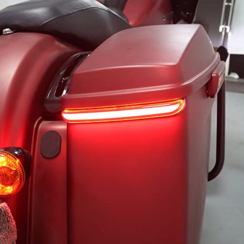 Feux freinage clignotants moto pour sacoche arrière Touring Road King Street Glide FLHR CVO - 6
