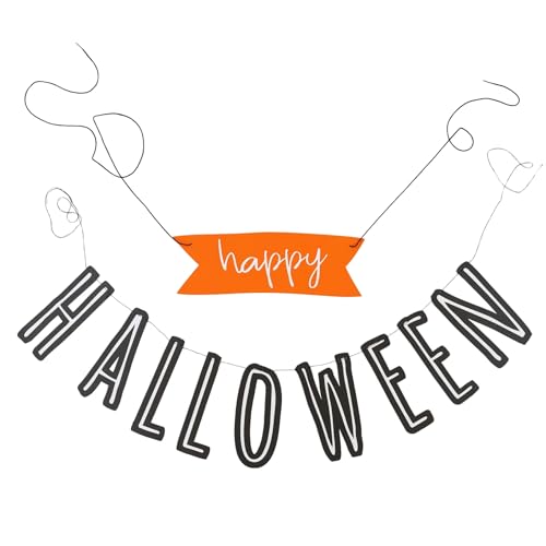 Hey Boo Paper Ghosts Banner, Cute Halloween Ghost Garland, Halloween ...