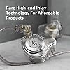 KZ EDX PRO in Ear Monitor, IEM Earphones Headphone with 1DD, HiFi Deep Bass IEM for Gaming, Wired Gaming Earbuds with 10mm Dynamic Driver Detachable Cable for Video Music Church (White, Without mic) #4