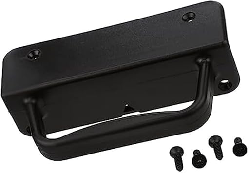 ADVANTAGE INDUSTRIES Nylon Gate Handle | Best Grip/Extra Knuckle Room | Left & Right Reversible | Sturdy Design w/Easy Alignment | Heavy Duty Outdoor Gate Pull | Aluminum & Vinyl/PVC 1Pack - Black