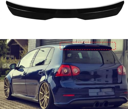 QDFGNKBAI Auto Heckspoiler für VW Golf 5 MK5 R32 GTI R, Dachspoiler,Kofferraumspoiler,Umbauzubehör,Dekoration Zubehör,A/Glossy Black QDFGNKBAI Auto Heckspoiler für VW Golf 5 MK5 R32 GTI R, Dachspoiler,Kofferraumspoiler,Umbauzubehör,Dekoration Zubehör,A/Glossy Black