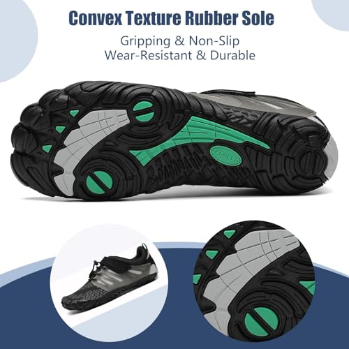 Image of SAGUARO Womens Mens Barefoot Shoes Minimalist Trail Runner Wide Toe Box Zero Drop Outdoor Cross Training Shoe