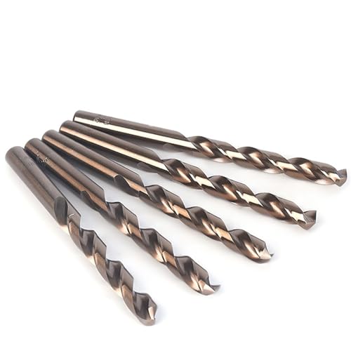 Foret au cobalt M42 7.8mm HSS-CO pour acier trempé et fonte - Lot de 5