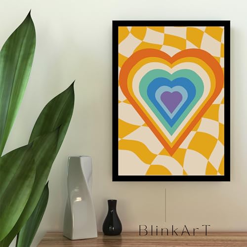 Image of BLINKART Trendy Abstract Wall Art Painting Print Design | Aesthetic Wall Decor Photo Artwork Frame Decoration Hanging For Home Bedroom Living Room Office Wall Decor | T071 | 13x10 Inches