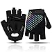 Faneam Eté Gants de Cyclisme Vélo Respirant Gant VTT Demi Doigts Homme Anti-Choc Gants Bicyclette Gel Rembourrés Gants de Sport Moto Scooter Antidérapant Gants Velo pour Homme et Femme