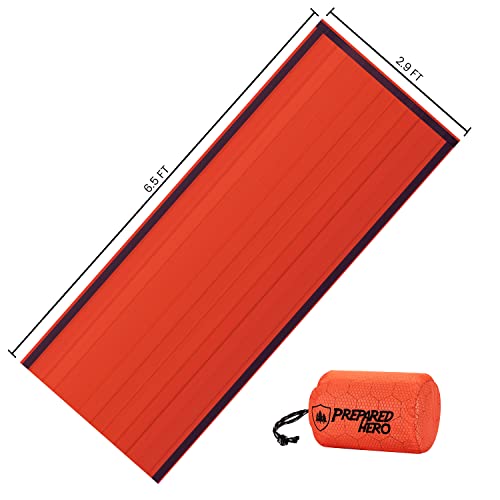 Prepared-Hero-Survival-Bag-Emergency-Sleeping-Bag-Thermal-Bivy-Sack-for-Camping-Hiking-Outdoor-Lightweight-Portable-Survival-Shelter