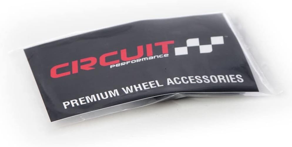 Circuit Performance VC2 Series Silver Aluminum Valve Stem Caps (Set of 4)